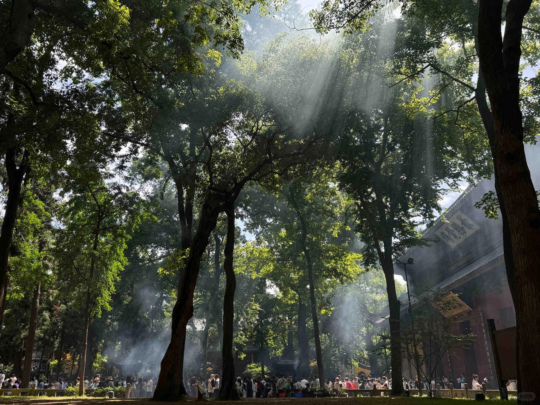 Lingyin Temple courtyard